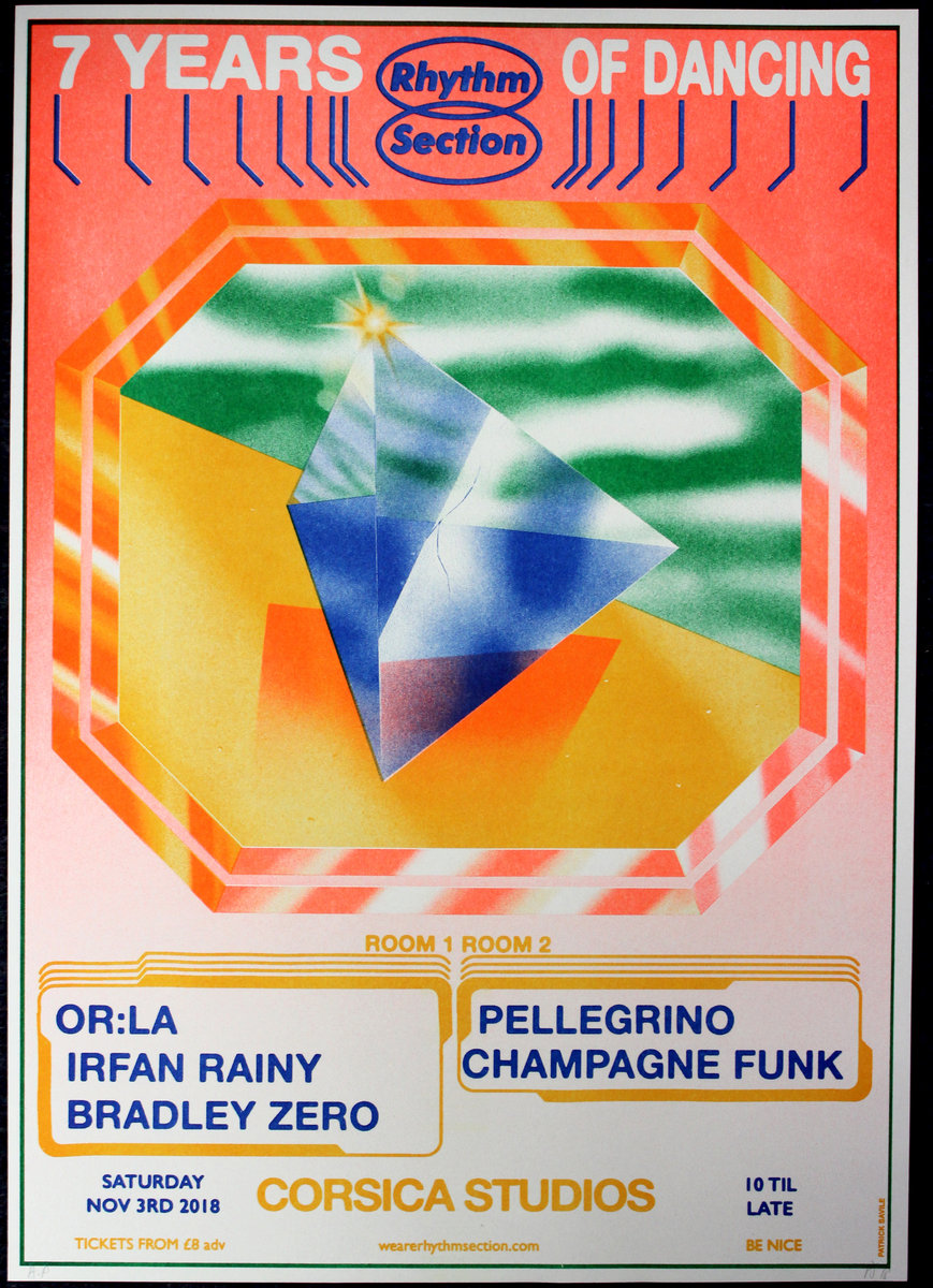 Rhythm Section A3 Risograph Triple Bonus Pack Rhythm Section