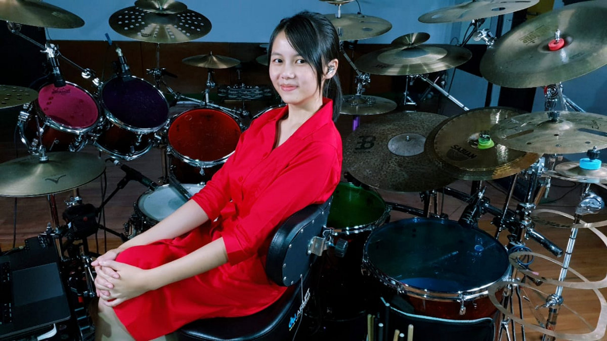 Kalonica Nicx: Indonesia's 13-Year-Old Drummer!