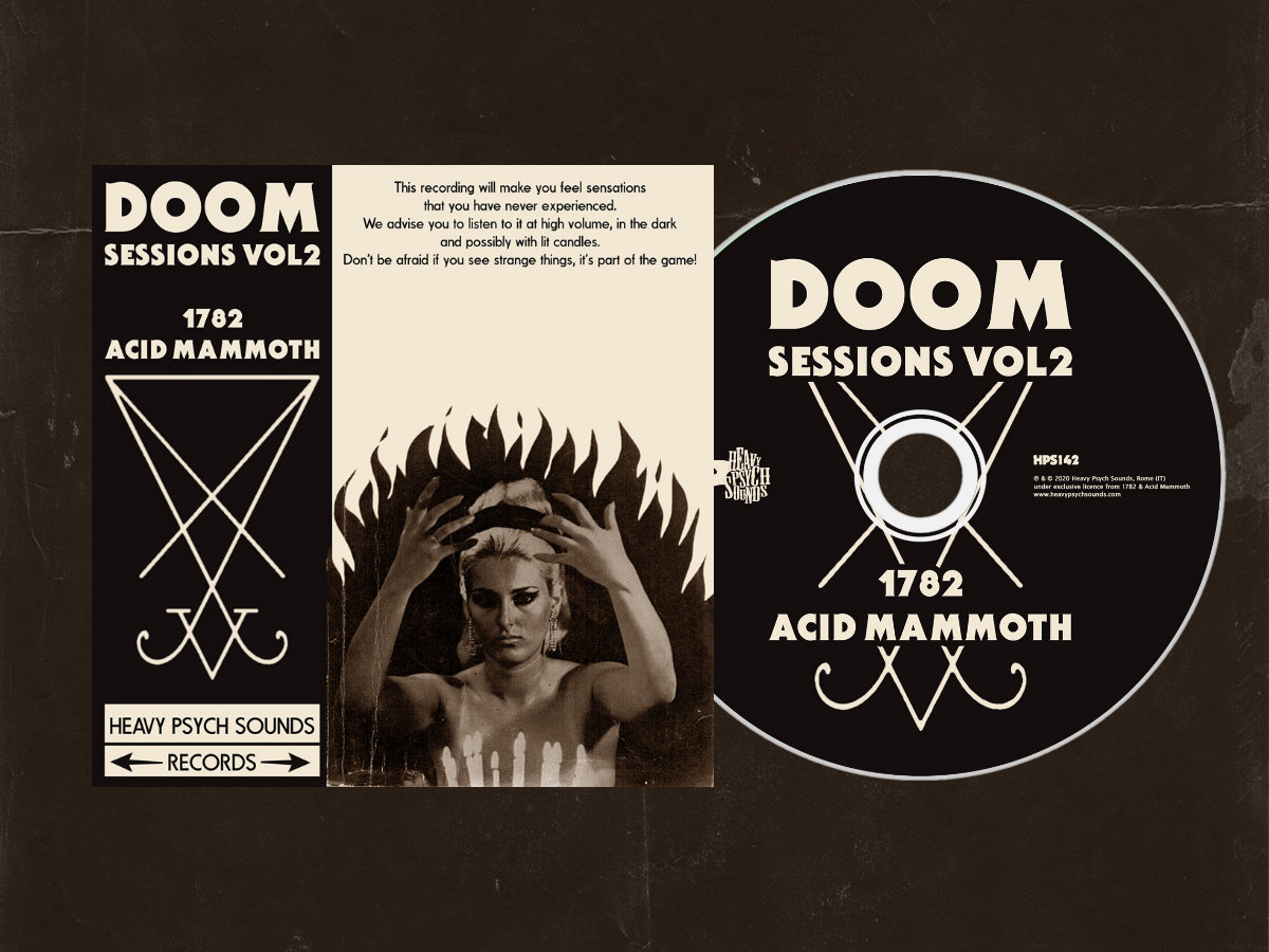 1782 & Acid Mammoth Doom Sessions Vol.2 Digipak (6 panels) 1782