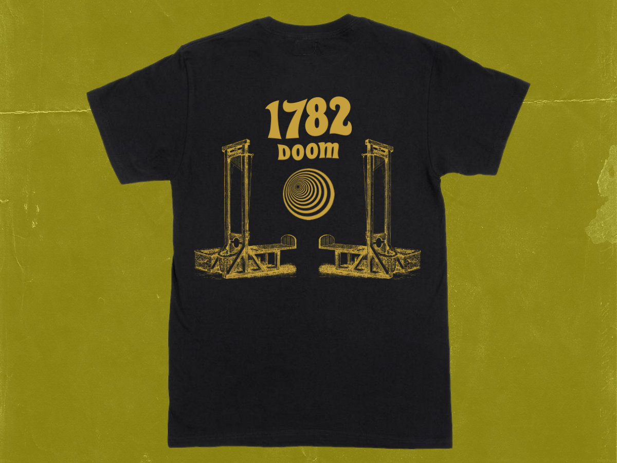 Doom Guillotine T-shirt black/yellow | 1782
