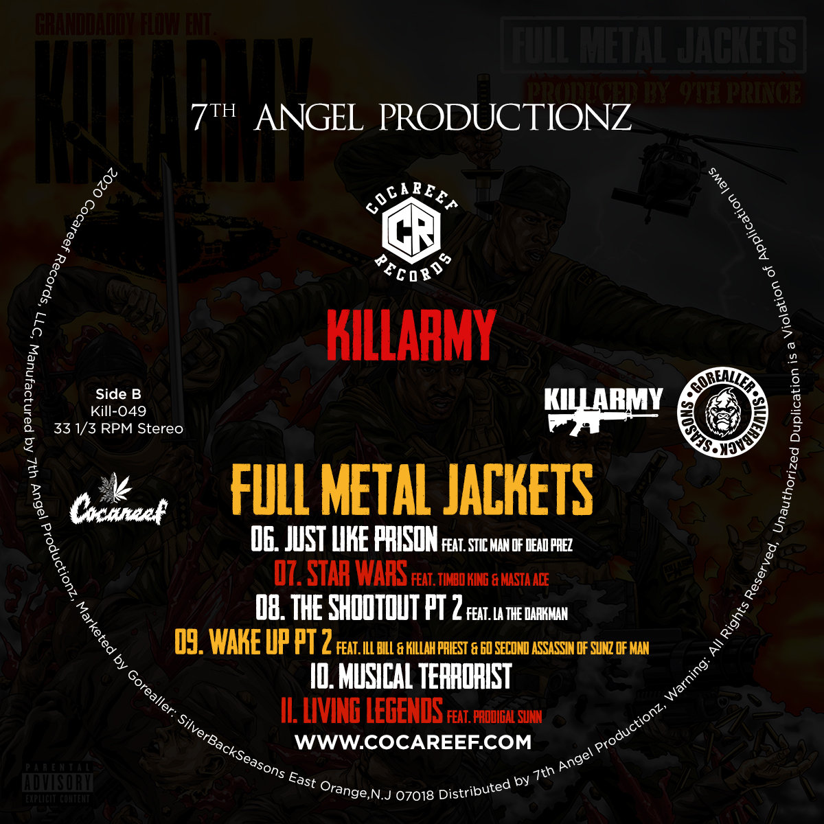 Full Metal Jackets Killarmy Cocareef