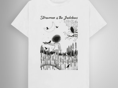 Strawman & The Jackdaws T-shirt WHITE main photo