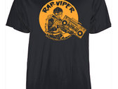 Exclusive RAP-VIPER T-Shirt B.A.R.S (Battle Android Rap-Viper Shirt) Yellow logo on black tee photo 