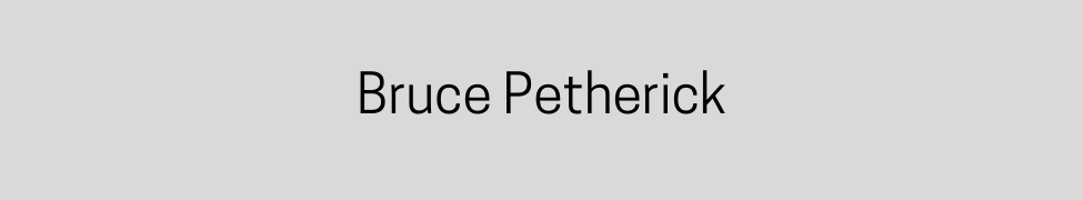 Bruce Petherick — Photo