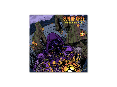 Sun of Grey - Outerworld 4"x4" Album Cover Sticker main photo