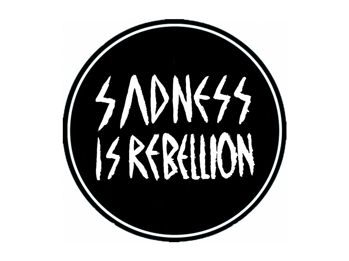 Lebanon Hanover Outdoor Sticker Sadness ( circle 9 cm) Lebanon Hanover