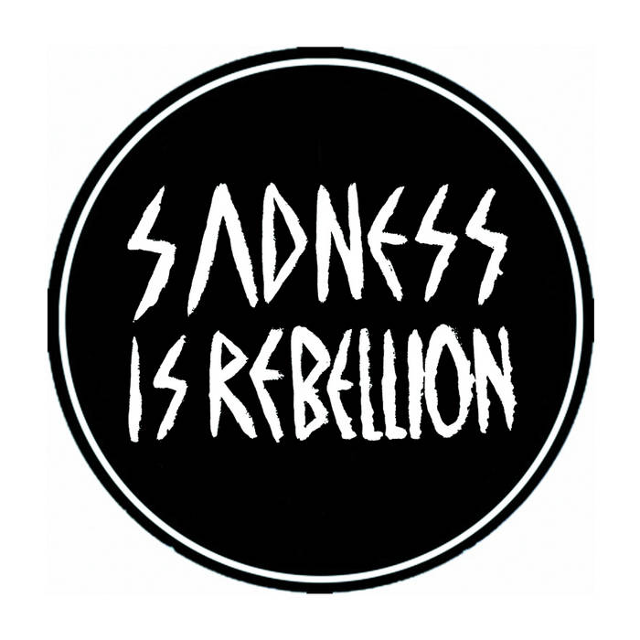 Lebanon Hanover Outdoor Sticker Sadness ( circle 9 cm)