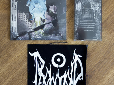 Bundle "Mania/Phobonoid" split tape + "Phobonoid" CD + patch main photo