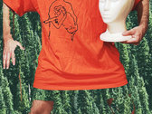 "Emilio/Pug" T-Shirt (short sleeve, Black shirt/Yellow print or Orange shirt/Black print) photo 