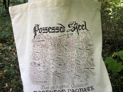 Natural cotton tote bag with map of Northern Valmark! main photo