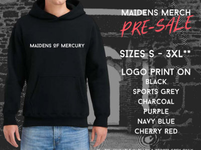 Maidens of Mercury Logo - Black Hoody main photo
