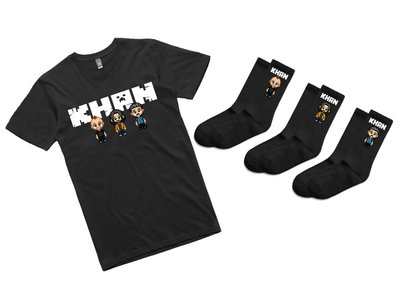 'Khan 8-bit' T-Shirt & Sock Set Bundle main photo