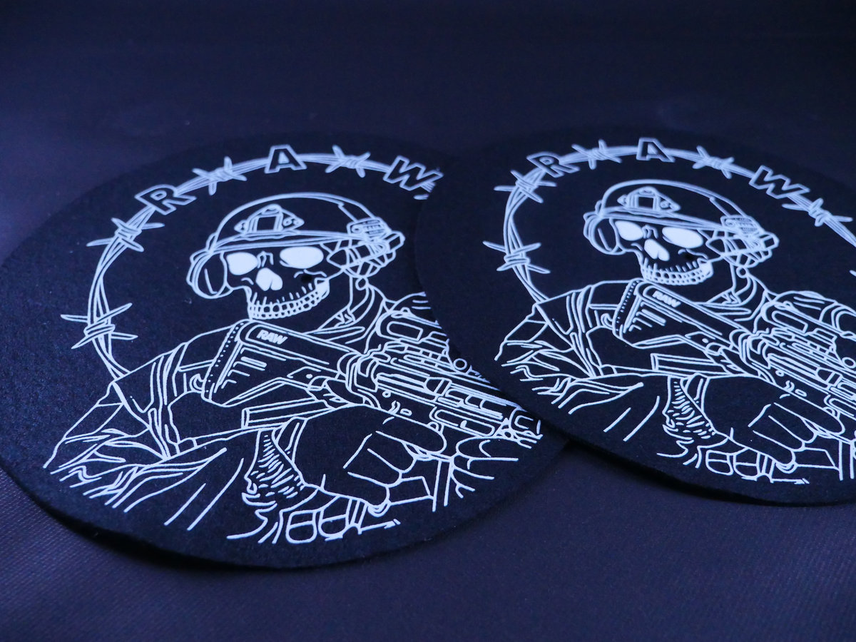 2x RAW Slipmats RAW
