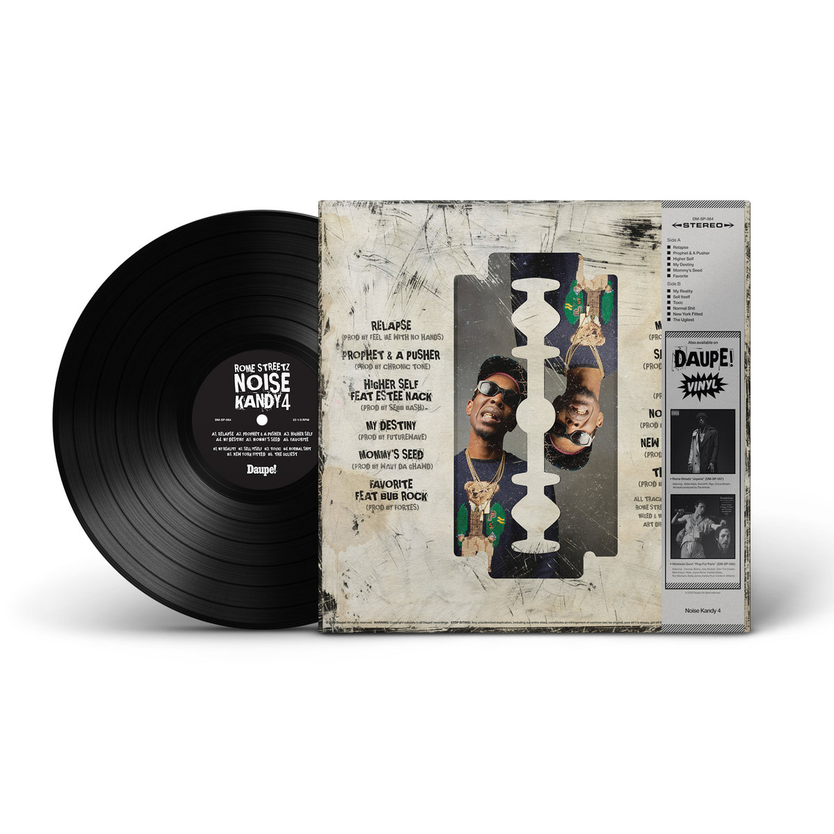 Rome Streetz Noise Kandy 4 LP 黒盤daupe Noise Kandy 4 | Rome Streetz | Daupe