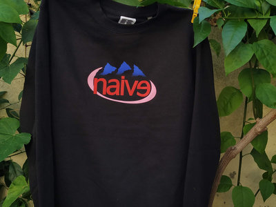 naive original logo sweatshirt - black main photo