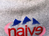 naive original logo sweatshirt - grey photo 