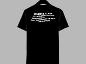 "ChanteClair" - Black Shirt with Screen Print photo 