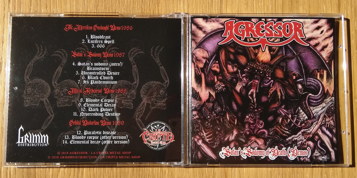 061GD: Agressor - Satan's Sodomy Of Death [re-release] (2020