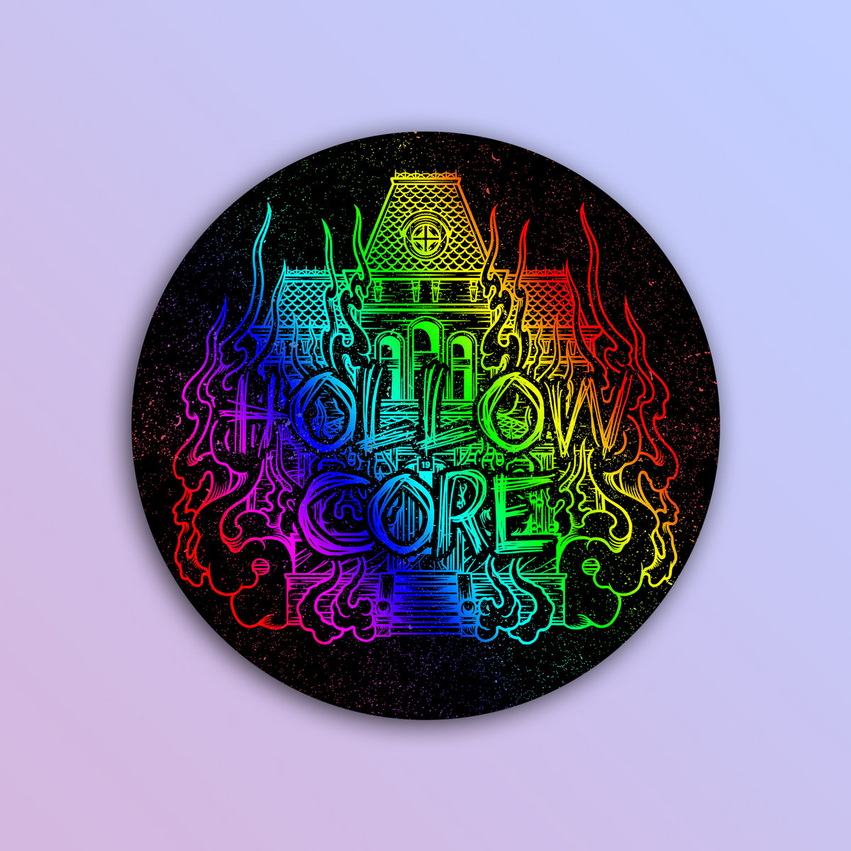 Hollow-Graphic Sticker | Hollow Core