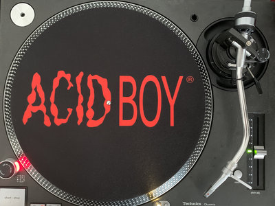 "ACIDBOY" Black / Red Slipmat (Limited Edition) main photo