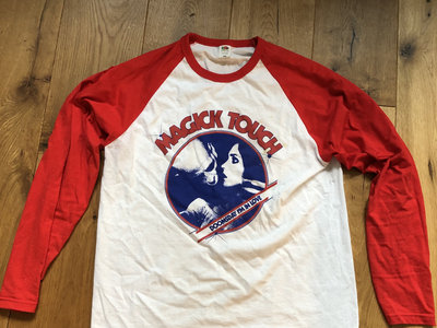 red and white baseball tees