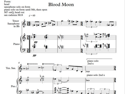 Ingrid Laubrock's compositions from 'Blood Moon' (PDF scores) main photo