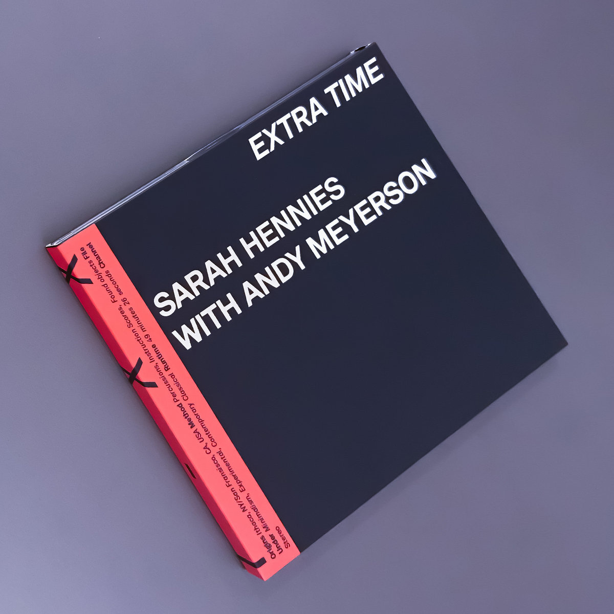 Extra Time | Sarah Hennies with Andy Meyerson | Hasana Editions