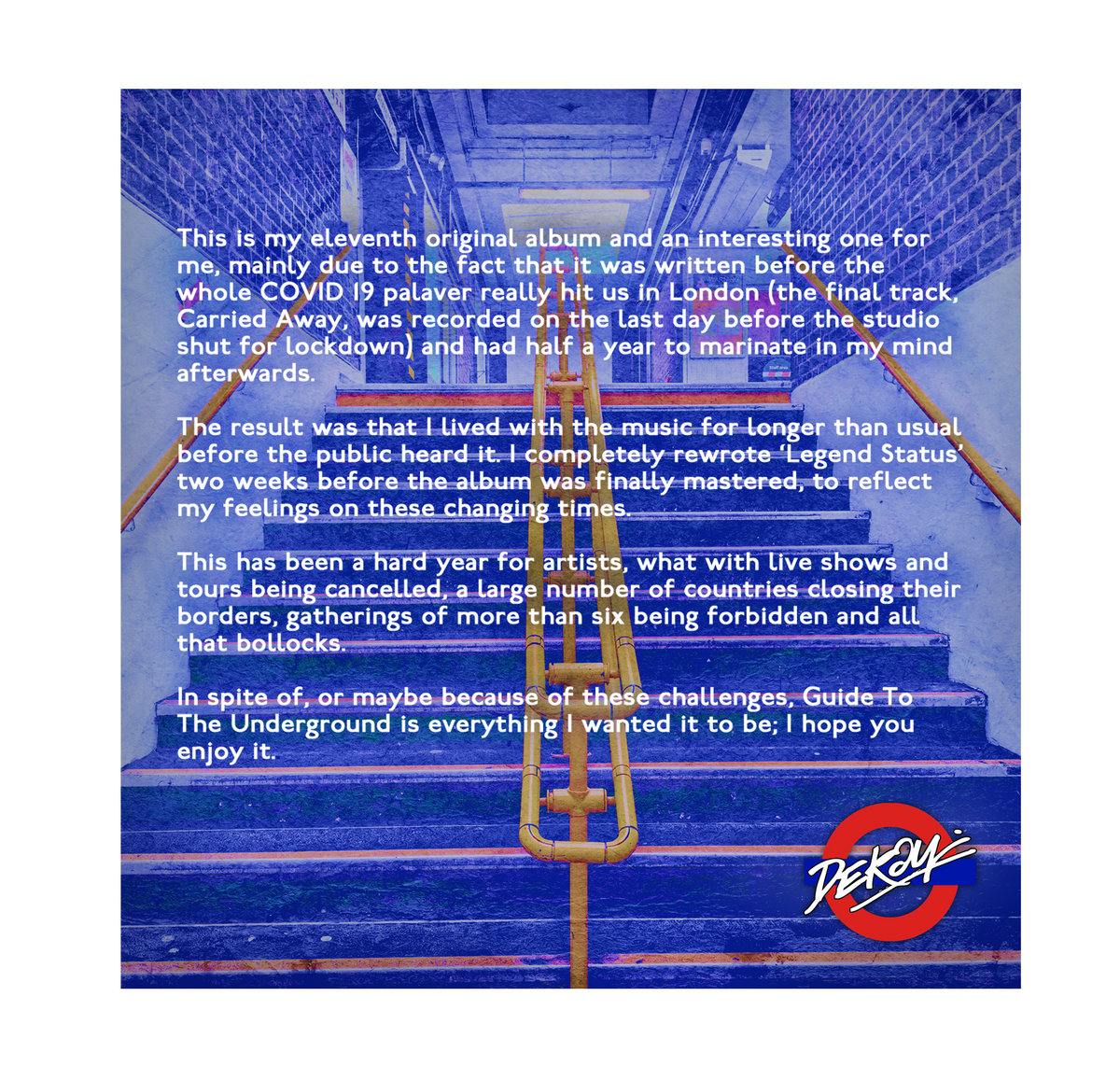 GUIDE TO THE UNDERGROUND Dekay