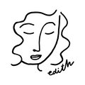 Edith records image