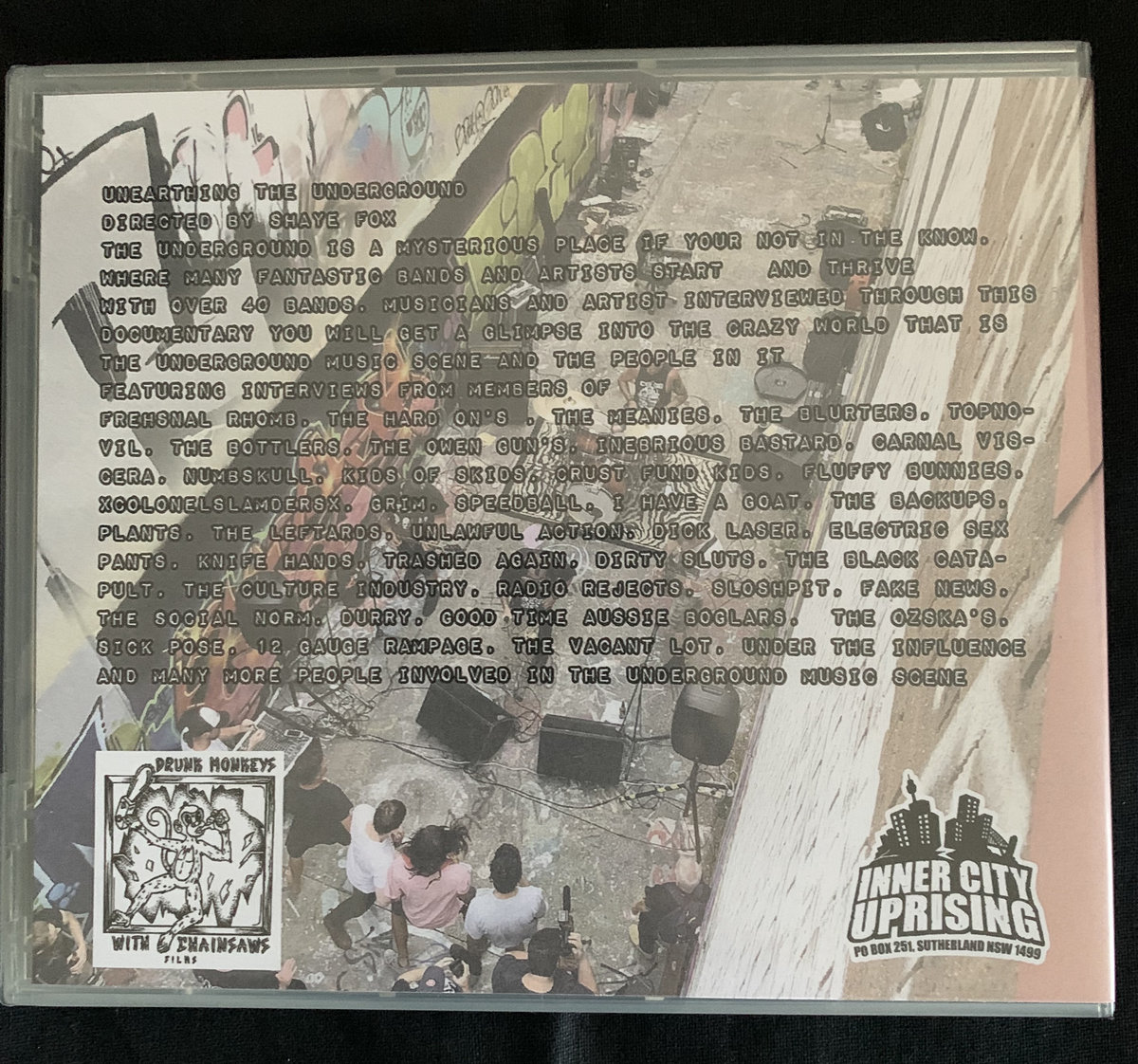 UNEARTHING THE UNDERGROUND DVD  Innercity Uprising