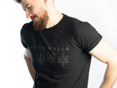 Men's White Walls T-shirt - Black photo 