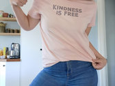 ADULTS Kindness is Free T-shirt - PINK, WHITE or GREY photo 