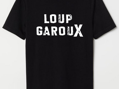 BLACK "LOUP GAROUX" LOGO T-SHIRT - WITH FREE DOWNLOAD main photo