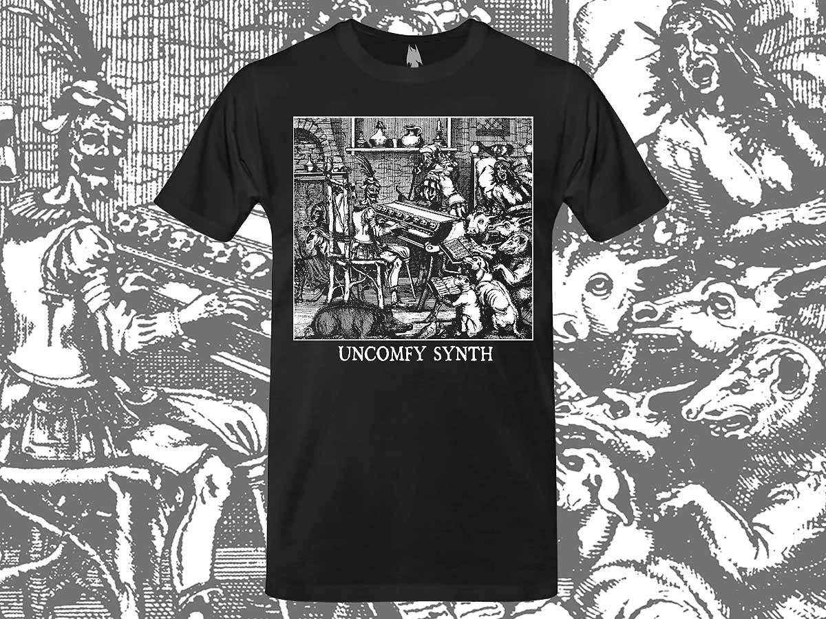 Uncomfy Synth T-shirt | Dark Age Productions