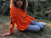#IAmWarrior Long Sleeve T-Shirt (Orange) photo 