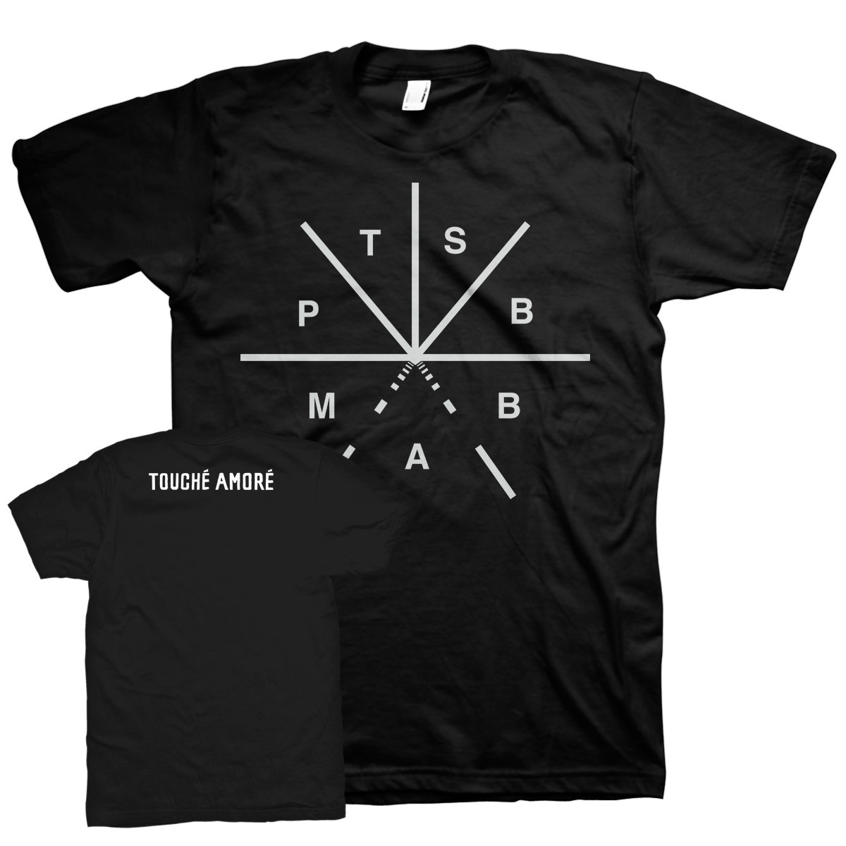 Symbol" Black T-Shirt | touche amore