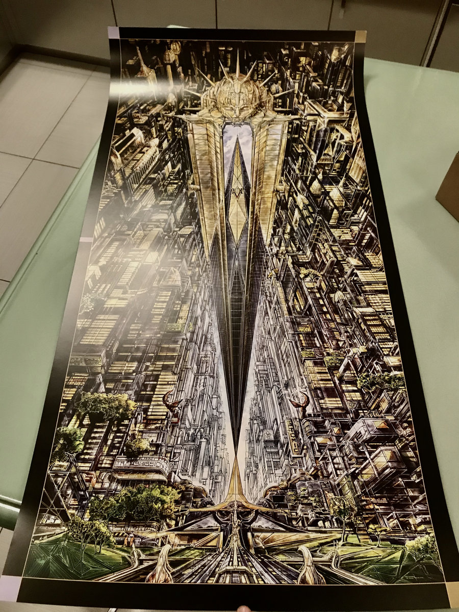 Imperial Triumphant 'ALPHAVILLE' poster signed Imperial Triumphant