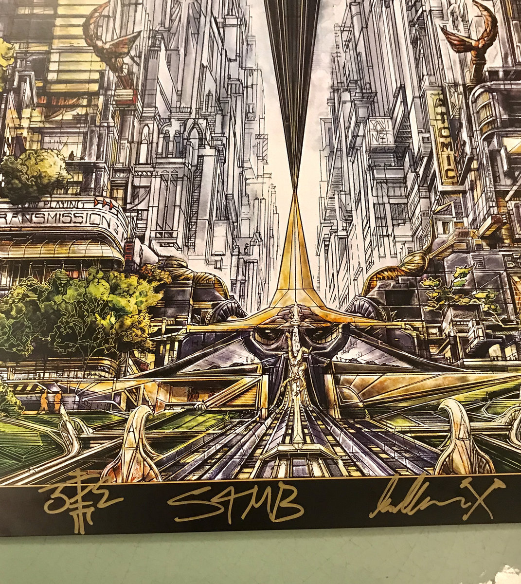 Imperial Triumphant 'ALPHAVILLE' poster signed Imperial Triumphant