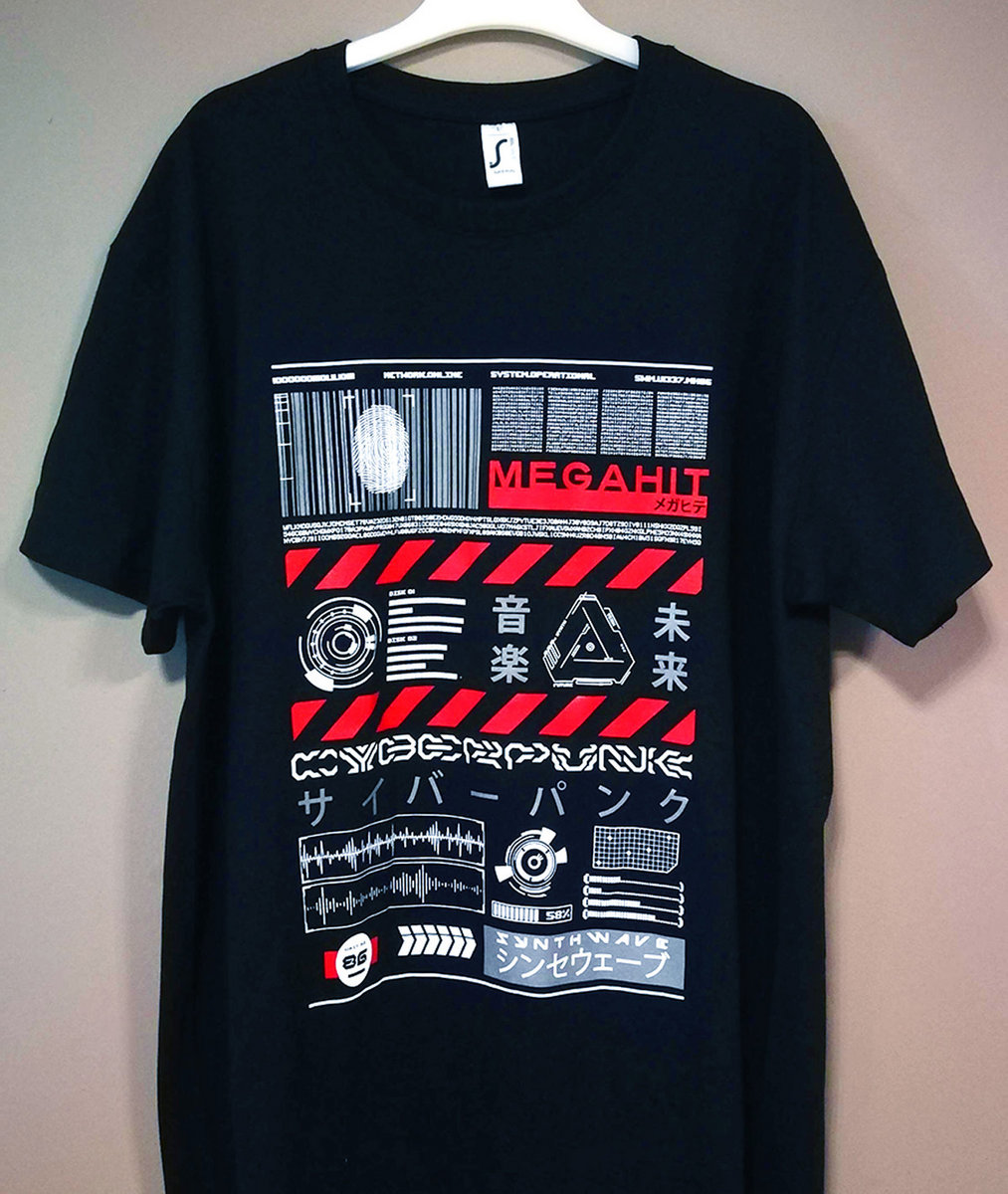Megahit CYBERPUNK T-shirt // BLACK | Megahit