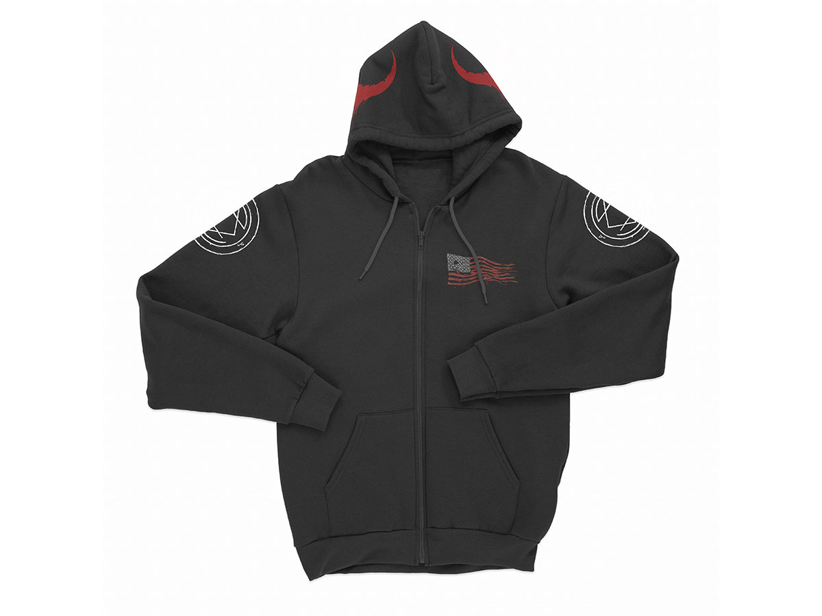 American Black Metal Zip-Hood (North America/World) | UADA