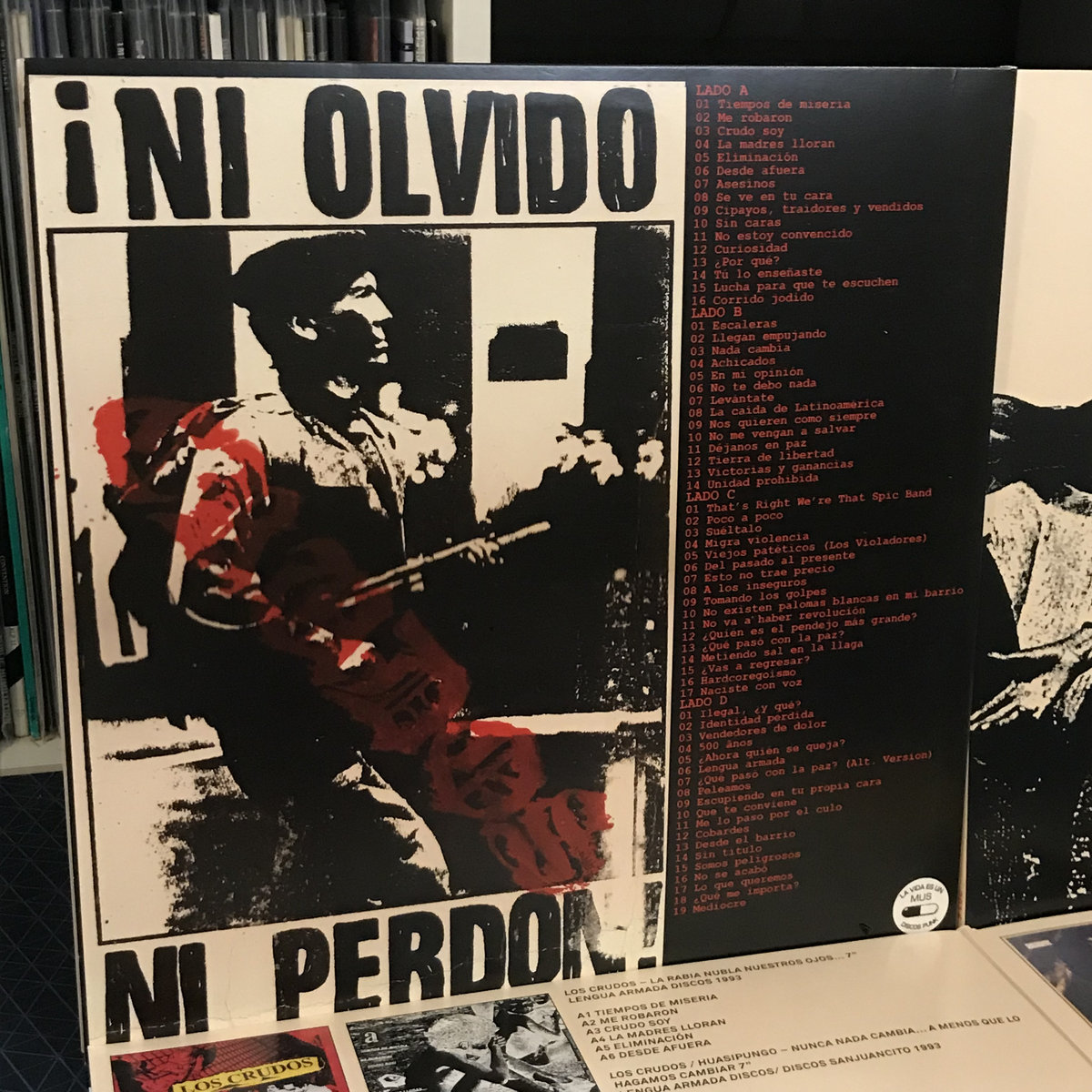 DIY ALBUM ART BORN AGAINST LOS CRUDOS