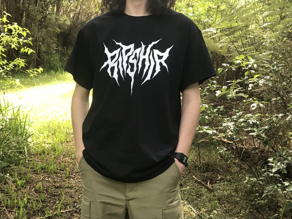 Brutal Death Metal T-Shirt (White on Black) | Ripship