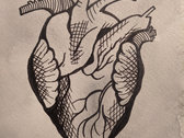 Black Hearts Tarot - Original Watercolor photo 