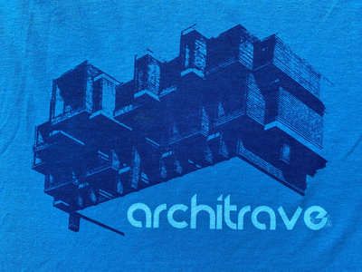 Architrave building logo t-shirt women's medium blue/dark blue/light blue main photo