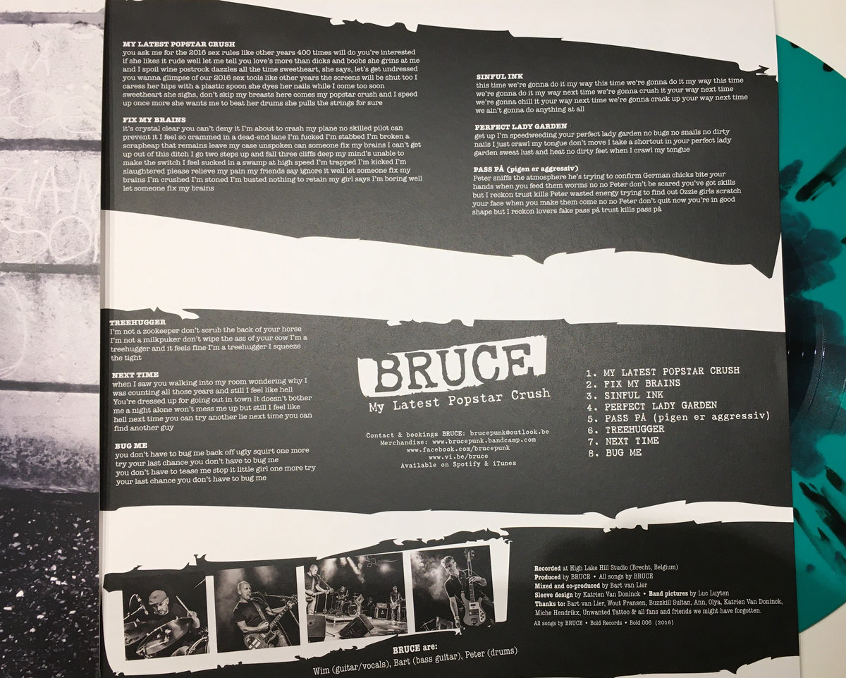 Captain We Ve Lost Bruce My Latest Popstar Crush 12 Vinyl Bruce