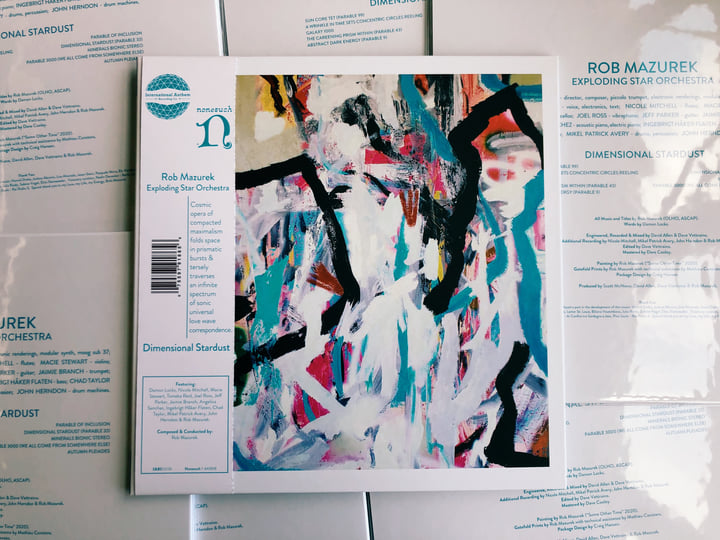 米LP Rob Mazurek / Exploding Star O Dimensional Stardust IARC0036 International Anthem /00400 Dimensional Stardust | Rob Mazurek – Exploding Star