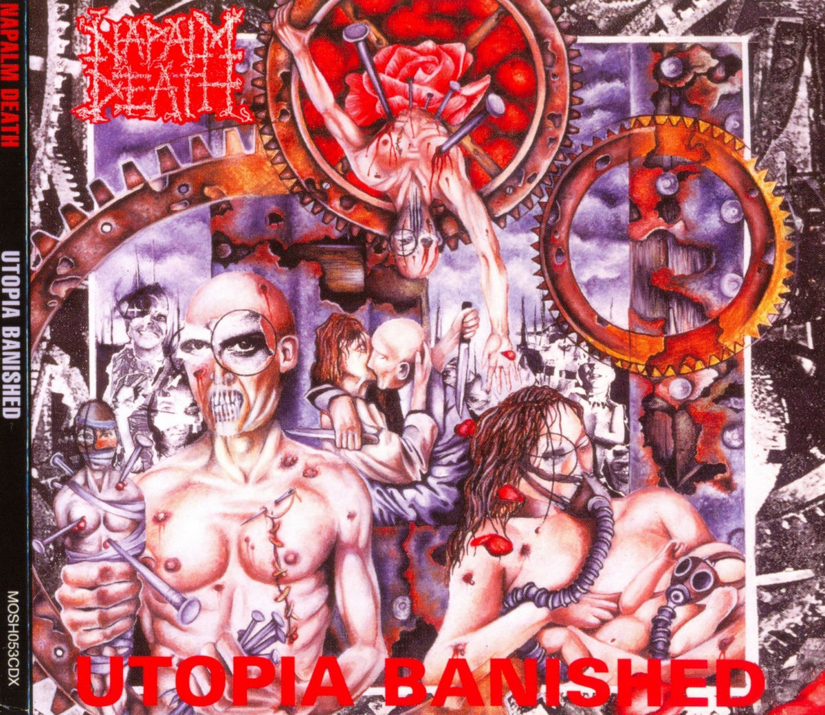 欧LP Napalm Death Utopia Banished MOSH053LPUS Earache /00260 Napalm Death – Utopia Banished LP 2018 Earache – MOSH053LPUS