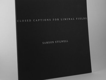 Closed Camptions For Liminal Fields – Book main photo