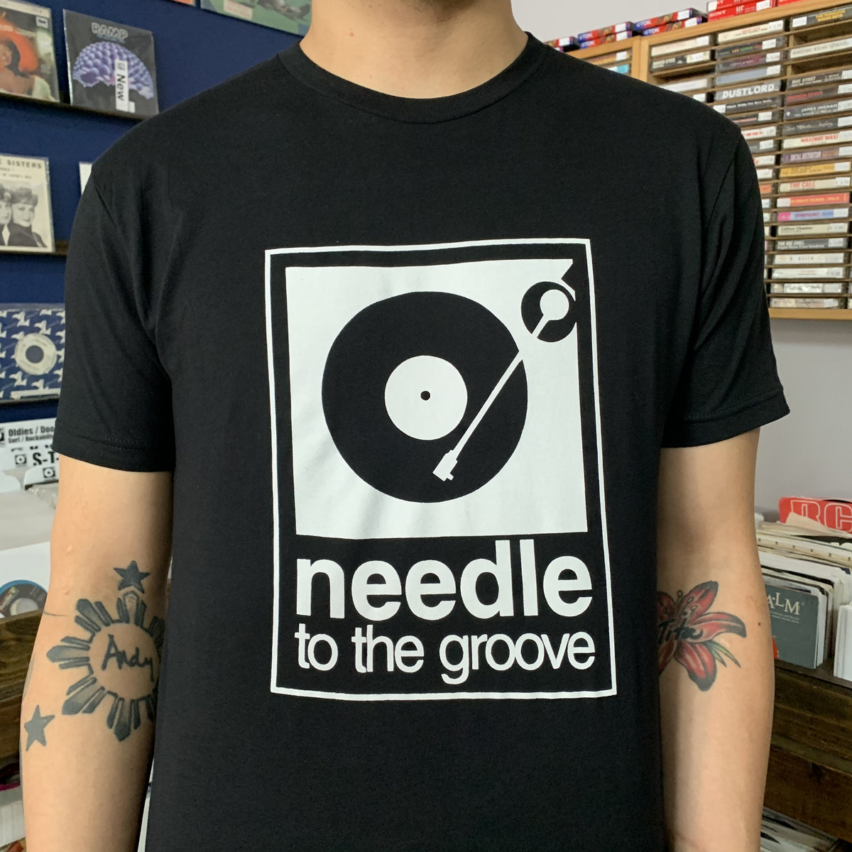 NTTG Logo Tee - Classic Black & White | Needle to the Groove