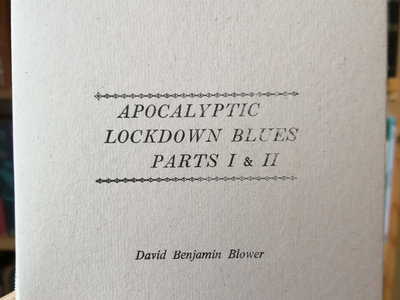 Limited Edition CD: Apocalyptic Lockdown Blues: Parts I & II main photo